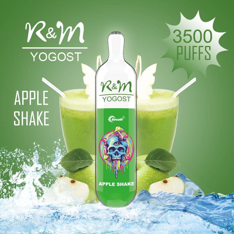 R&M YOGOST 2021 Vape 3500 Puffs Tobacco Free Nicotine Disposable Vape New Arrival Flavor Vape