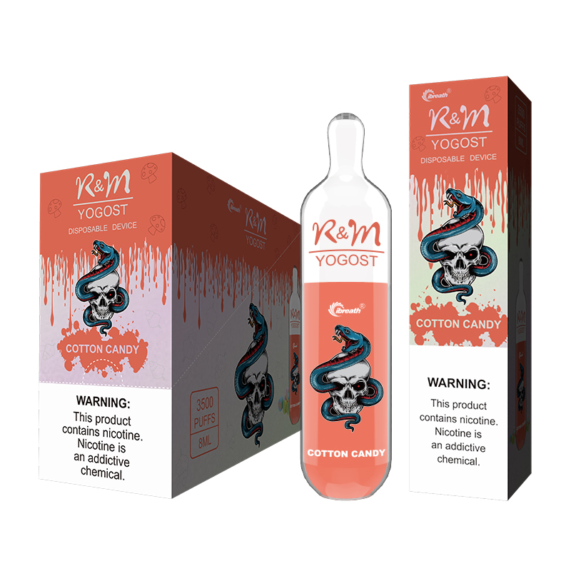 R&M YOGOST|2021 Vape|5% Salt Nicotine Disposable Vape