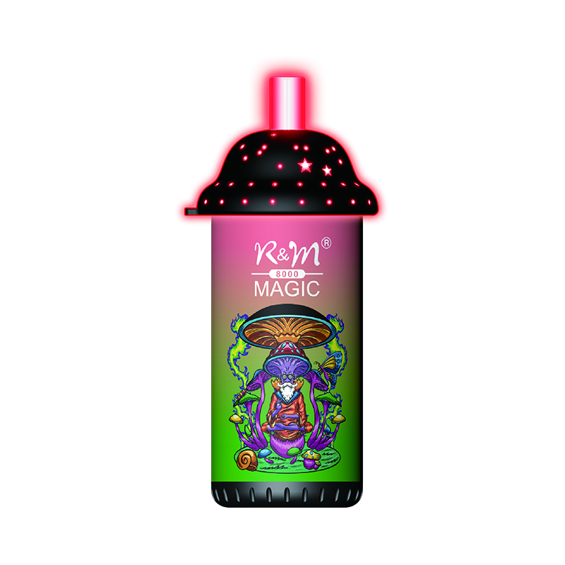 RANDM Disposable Vape 8000Puffs Luxury LED Light Mesh Coil Esco Elux Elf Bar Custom Logo Brand OEM Vape Wholesale