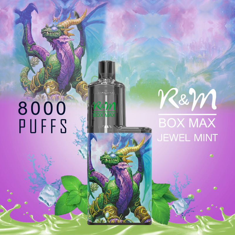 R&M BOX MAX Israel RGB Light OEM Brand Disposabe Vape|Refillable Vape Device