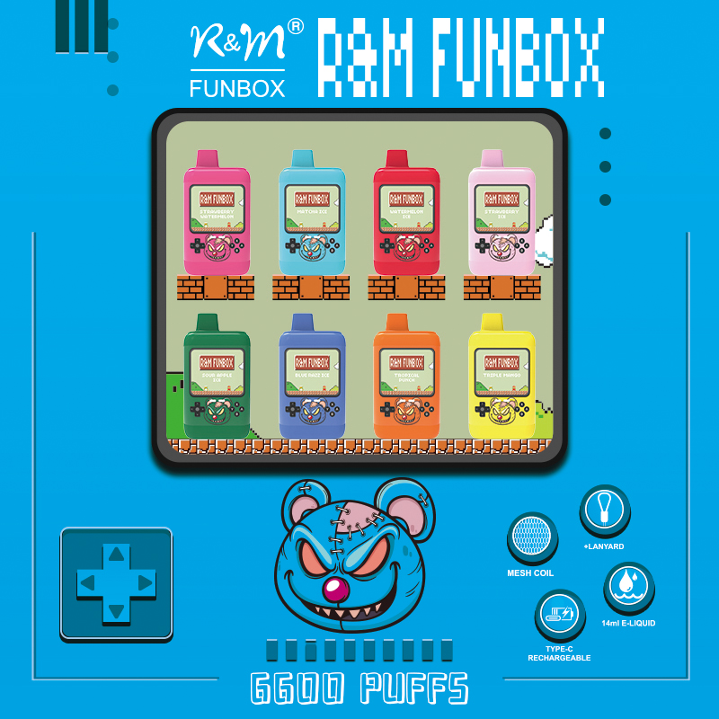 R&M Funbox Good Tastes Rechargeable Mesh Coil 6600 Puffs Disposable Vape 