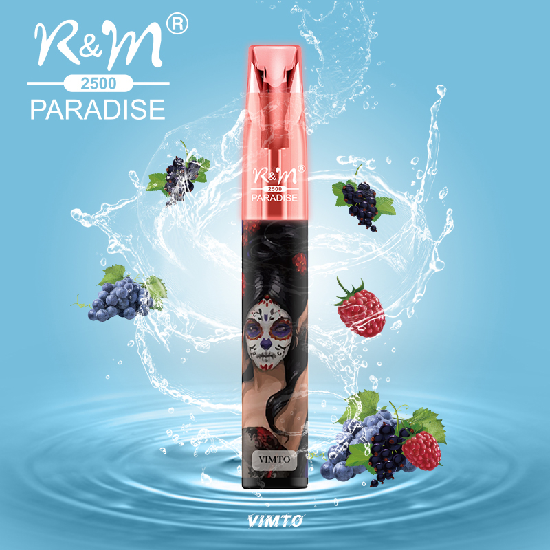 R&M PARADISE Australia Customize Brand Adjustable Airfow 2500 Puffs Disposable Vape