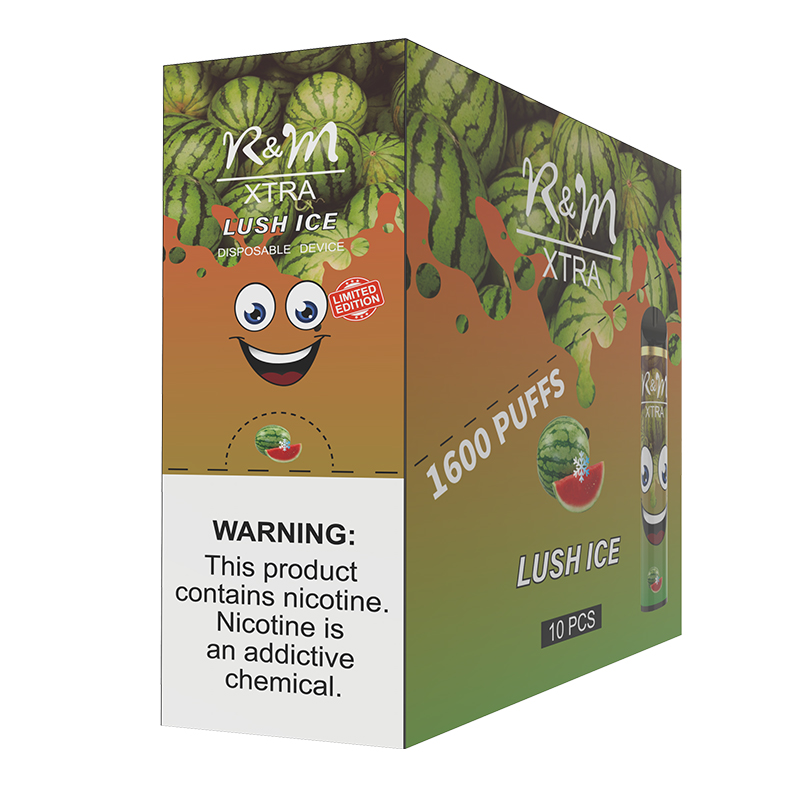 R&M XTRA 1600 Puffs 6% Nicotine Vape Disposable Device | Lush Ice