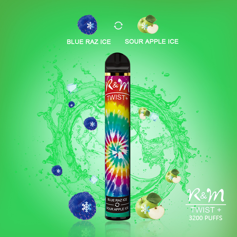 R&M TWIST 3200 Puffs Air Bar Max Vape 